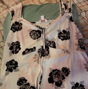 Floral print tank top